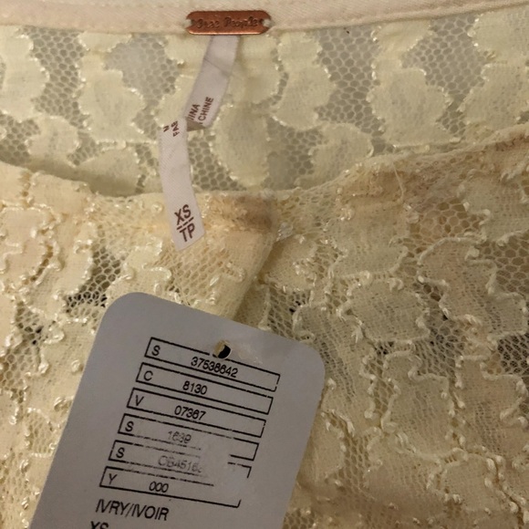 Free People Cream Lace Dress - Picture 4 of 5